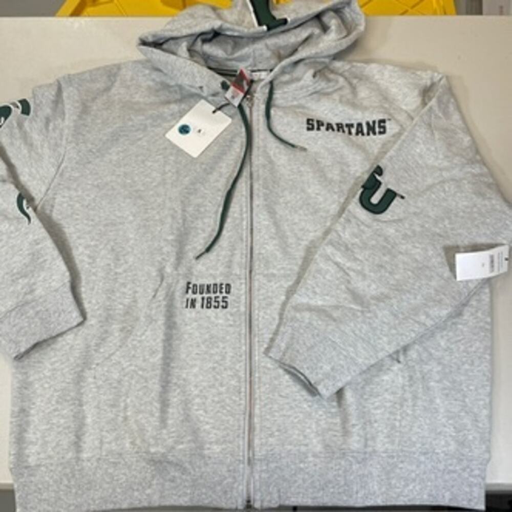 Michigan State Spartans WEAR By Erin Andrews Zip-Up Hoodie